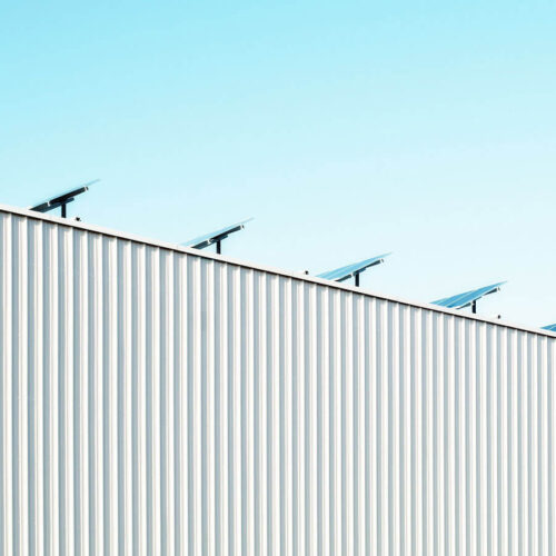 Solar Heaters On Roof Top